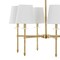 Jonathan Y Cillian 27" 6-Light Mid-Century Modern Iron LED Chandelier, Brass Gold JYL9918A - alternate 7