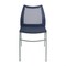 Flash Furniture HERCULES Navy Stack Chair with Air-Vent Back, Non-Sled Base and Gray Powder Coated Metal Frame, 5PK 5-RUT-NC498-NV-GG - alternate 7