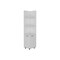 Homeroots 15" Black And White Accent Cabinet With Four Shelves 518207 - alternate 1