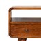 Homeroots 24in Chestnut Solid Wood Enclosed and Open Storage TV Stand 719184 - alternate 6