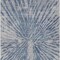 Homeroots 10' X 14' Blue Gray And Silver Abstract Washable Indoor Outdoor Area Rug 588009 - alternate 7