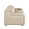 Homeroots 103" Beige Italian Leather Reclining USB Sofa 632880 - alternate 14