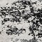 Homeroots 8' Black Gray And Ivory Round Abstract Washable Indoor Outdoor Area Rug 599462 - alternate 7