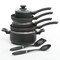 Oster Ashford 10 Piece Aluminum Nonstick Cookware Set in Black 73076.1 - alternate 9