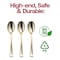 Smarty Had A Party Shiny Metallic Gold Mini Plastic Disposable Tasting Spoons (600 Spoons), 600PK 790-G-CASE - alternate 8