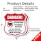 Signmission Pacemaker Wearers Shield Sign Danger! At, 6 inch X 6 inch, Plastic Sign, 2PK SHI-P-2PACK-6-428 - alternate 5