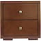 Homeroots Two Piece Brown Solid and Manufactured Wood Bedroom Set 569382 - alternate 9