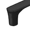 Richelieu 3 3/4-inch (96 mm) Center to Center Matte Black Contemporary Cabinet Pull BP734596900 - alternate 6