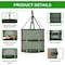 Ipower Herb Drying Rack 2-Layer 2-Feet Hanging Mesh Net Dryer Collapsible with U-Shape Zippers, Pot GLDRYRCLOSEUD2L2 - alternate 6