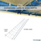 Kable Kontrol Wire Mesh Cable Tray - 12 in W x 2 in D x 10 ft L - Electro-Zinc Plated Steel - Chrome Finish, 72PK KK-12X2X10-EZ-72 - alternate 7