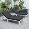 Leisuremod Chelsea Modern Outdoor White Chaise Lounge Chair With Black Cushions CLW-77BL2 - alternate 8