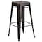 Flash Furniture 30" High Backless Distressed Copper Metal Barstool ET-BT3503-30-COP-GG - alternate 8