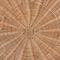 Bali & Pari Palm Scallop Natural Rattan Ottoman, 32" Round 259-14090-ZORO - alternate 5
