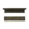 Homeroots Set Of Two Brown Wood Wall Mounted Accent Shelf 634520 - alternate 1
