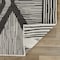 World Rug Gallery Contemporary Geometric Stripe Weather Resistant Reversible Indoor/Outdoor Rug 2 ft x 7 ft Black WR109BLACK2X7 - alternate 5