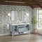 James Martin Vanities 60" D Vanity, Serenity Blue, w/Ethereal Noctis Quartz Top w/FreePower Wireless Charger 330-V60D-SRB-FENC - alternate 6