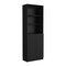 Homeroots Set of Two 71" Black Bookcase With Two Doors 546336 - alternate 10