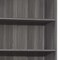 Homeroots 71" Gray Wood Adjustable Five Tier Bookcase 355726 - alternate 6