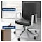 Leisuremod Aleen Office Chair in Upholstered Leather and Iron Frame with Swivel and Tilt, Black AO19BLL - alternate 8
