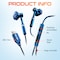 Delton USB-C Wired Computer Headset/Headphones with Microphone, Blue (DWH18ECBL) 18EC - alternate 8