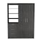 Homeroots 59" Gray Three Drawer Combo Dresser 546383 - alternate 1