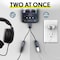Overtime USB-C to USB-C & 3.5mm Audio and 100W Charging Splitter Adapter, Black OADCTC35BK - alternate 6