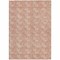 Homeroots 5' X 8' Salmon And Ivory Geometric Washable Indoor Outdoor Area Rug 595032 - alternate 6