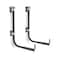 Surco CLOTHES HANGER BAR Wall Mount Will Store Two Door Steel With PVC Bump Sleeve DH1001 - alternate 5