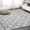 Jonathan Y Gallia Tile Trellis High-Low Light Gray/Ivory 4 ft. x 6 ft. Indoor/Outdoor Area Rug AMC107A-4 - alternate 7