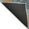 Homeroots 9' X 12' Teal Blue Ivory And Gold Geometric Washable Indoor Outdoor Area Rug 604510 - alternate 5