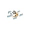 Compx Security MAILBOX LOCK MULTI-CAM EXTERIOR USE KD Brushed Nickel C8735-14A-KD - alternate 2