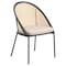 Leisuremod Urbane Collection Modern Dining Chair With Wicker back in Toupe UC21WTP - alternate 1