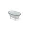 Homeroots White Bathtub Decorative Sculpture 399646 - alternate 5