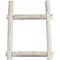 Homeroots 72" White Rustic Six Step Wood Ladder Shelf 379919 - alternate 5