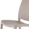 Homeroots Set of Four Taupe Heavy Duty Plastic Outdoor Stacking Dining Chairs, 4PK 565209 - alternate 5