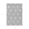 Homeroots 8' X 10' Gray And Silver Medallion Washable Indoor Outdoor Area Rug 587737 - alternate 6