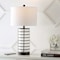 Jonathan Y Jayce 27" Modern Industrial Iron Nightlight LED Table Lamp with USB Charging Port, Black JYL8502A - alternate 6