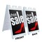 Signmission Shoe Sale, A-Frame & 2 Decals Installed, Heavy-Duty Plastic Frame SBHD-D-2436-Shoe Sale - alternate 5