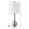 Jonathan Y Dylan 25" Metal/Crystal Teardrop LED Table Lamp, Nickel, 2PK JYL5010B-SET2 - alternate 8