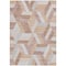 Homeroots 5' X 8' Copper Geometric Washable Indoor Outdoor Area Rug 608053 - alternate 7