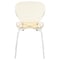 Leisuremod Modern Oyster Transparent Side Dining Side Chair with White Base in Amber OCW-17A - alternate 7