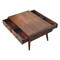 Homeroots 20" Brown Solid Wood Round Two Drawer Nightstand 651890 - alternate 7