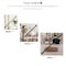 Fab Glass And Mirror Mirror Tiles for Wall Pack of 4 - Full Length Frameless Wall Mirror, Full Body Home Gym Mirror MT10x10-P4 - alternate 8