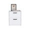 Homeroots 19" White Wood Two Drawer Nightstand 543686 - alternate 8