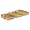 Homeroots Set of Three Natural Water Hyacinth Rectangular Basket Trays 571502 - alternate 16