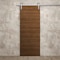 Sartodoors Modern Barn Door 42 x 80 inches, Ego 5000 Cognac Oak Veneer, 8FT Silver Rail Track Heavy Hardware EGO5000BD-S-DKO-42 - alternate 5