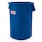 Suncast Commercial 55 GALLON UTILTIY TRASH CAN, BLUE TCU55BL - alternate 1