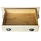 Homeroots 27" x 17" x 28" Two ToneSolid WoodDrawer Nightstand 366179 - alternate 6