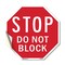 Signmission Stop Do Not Block, 10 Inch X 10 Inch, Vinyl Decal OC-D-10-206 - alternate 1