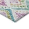 Homeroots 10' X 14' Teal Blue Green And Purple Geometric Washable Indoor Outdoor Area Rug 603489 - alternate 5